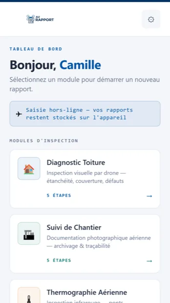Compagnon mobile Au Rapport