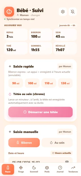 Application Babyborn